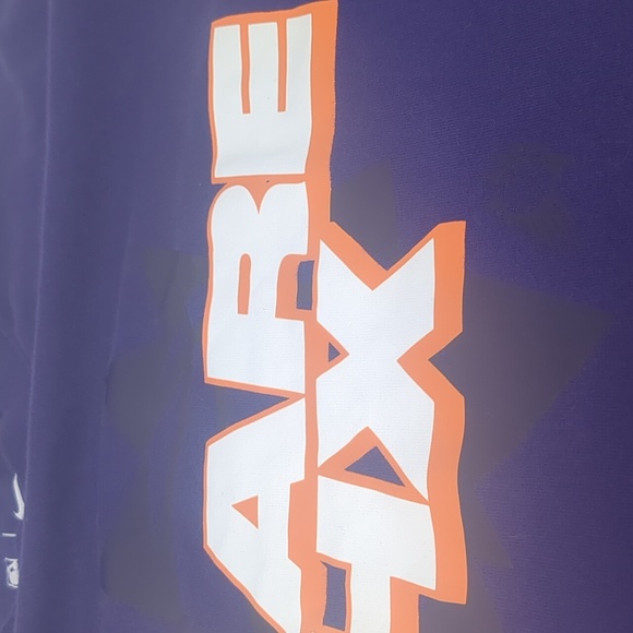 Nike Dri Fit We Are PHX Purple Phoenix Suns The Nike Tee T-Shirt Size Large - Picture 5 of 7